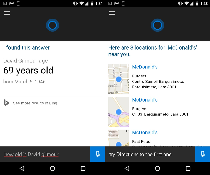 Illustration for article titled Cortana, el asistente "inteligente" de Microsoft, ya está disponible para iOS y Android